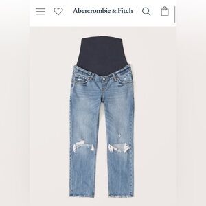 Abercrombie & fitch maternity jean